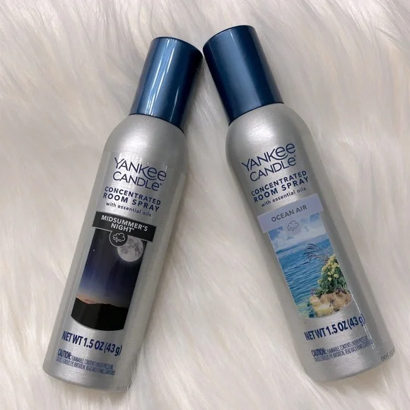 Yankee Candle Room Spray Collection - Silver with Blue Accents - Picture 3 of 3